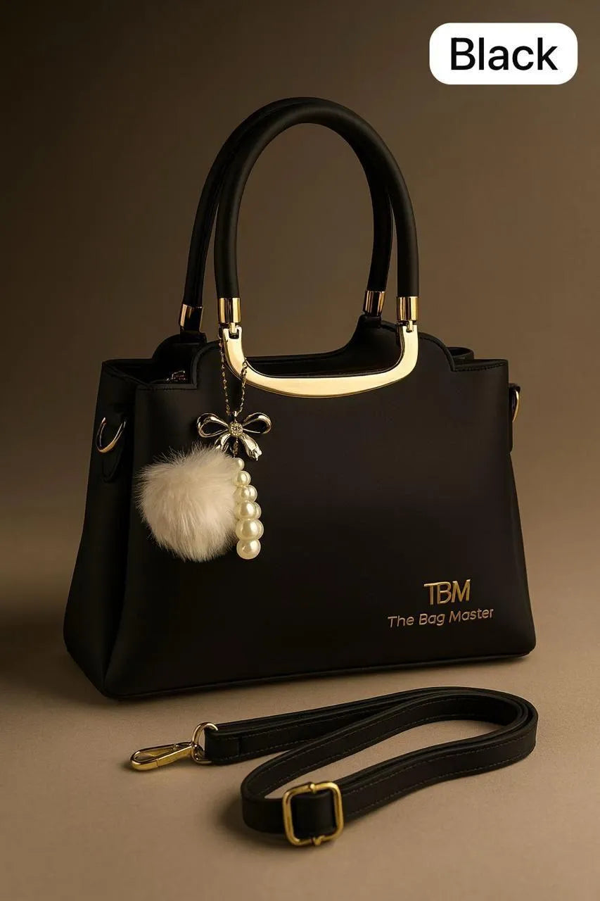 Stylish Women's Rexine Hand Bag - 1 Pc