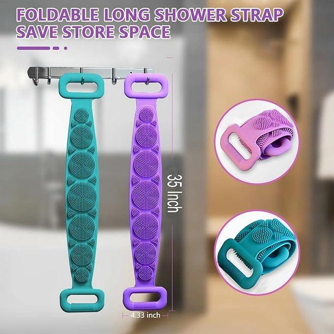 Multicolor Body Wash Belt - 2 Pcs Easy To Clean and Maintain