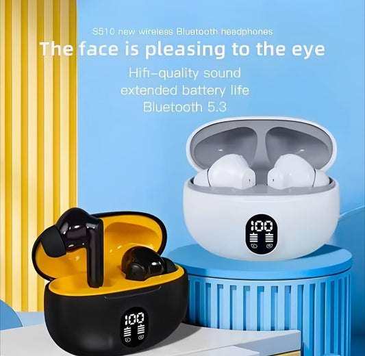TWS In-Ear Stereo Gaming Earbuds with Display & Bluetooth